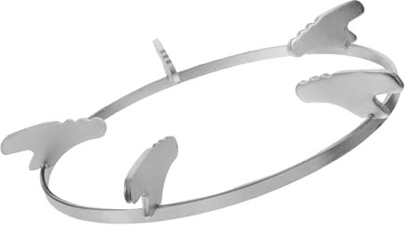 RORPOIR Support Wok En Fonte Résistante Haute Température, Antidérapant Et Réutilisable, Compatible Cuisinière à Gaz, Anneau De Support Pour Wok Ménager Et Professionnel