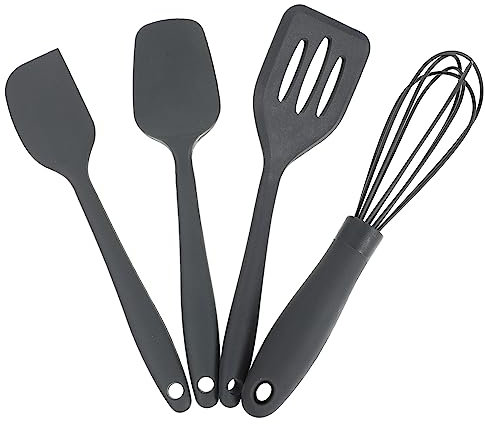 Cabilock Silikon Hitzebeständige Backutensilien Eier Und Kuchencreme-schaber Ergonomischer Griff Für Zuhause