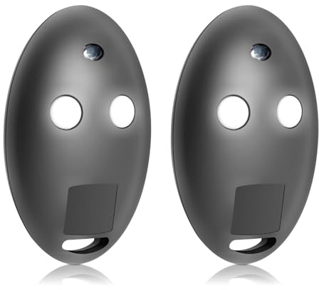 2Pcs Telecomando Cancello Compatibile con BFT MITTO2, 433,92MHz 2 Canali, Telecomando per MITTO2- Mitto2 M Rolling Code per cancelli automatici