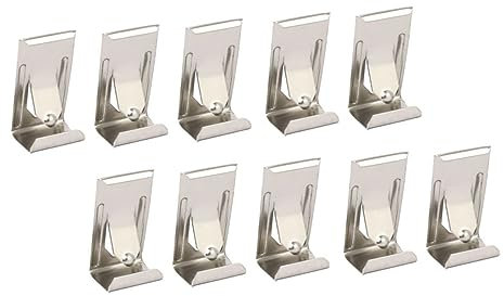 HOMSFOU 60stücke Bilderrahmen Clips Metall Haken Für Bilderrahmen Und Ölmalerei Einfache Installation Langlebig Und Stabil Für Verschiedene Anwendungen