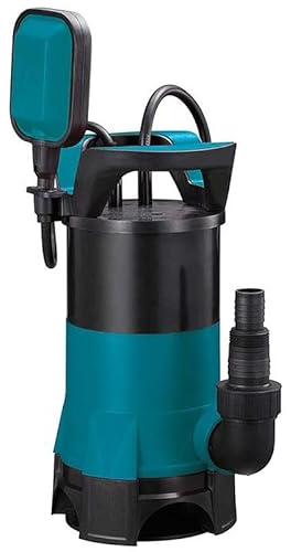 Bricoutlet - Elettropompa Sommersa Acque Sporche 400W – Pompa Acque Reflue con Galleggiante, Portata Elevata, Ideale per Cantine, Pozzi, Scantinati, Emergenze Allagamento