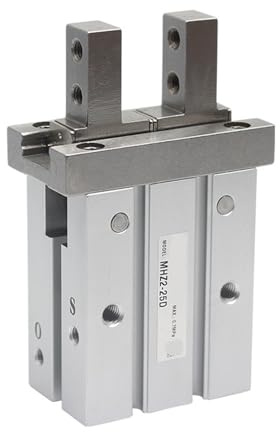 SBSSYVLMV Einfachwirkend Schließer Finger Klaue Parallel Greifer Pneumatische klemme Zylinder MHZ2-10S 16S 20S 25S 32S 40S T normalerweise Geschlossen(MHZ2-40C)