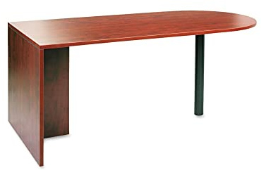 Alera ALE Valencia Series D Top Desk, 71w x 35 1/2d x 29 5/8h, Medium Cherry