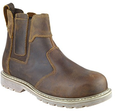 Amblers Safety Unisex FS165 Pull-On Safety Dealer, Brown, Size UK 9