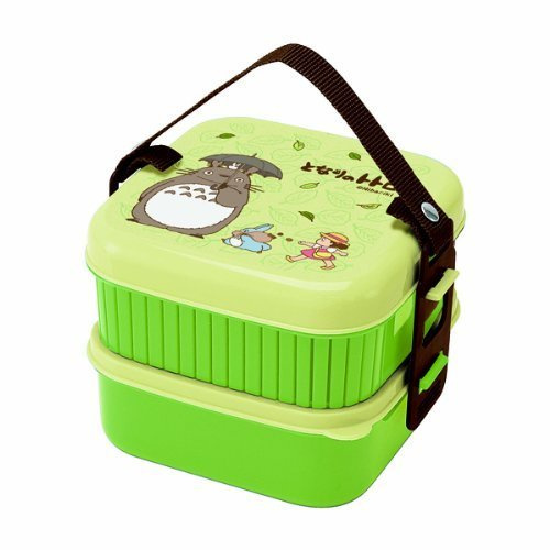 Bento: Studio Ghibli Totoro Design 2-tier Bento Lunch Box (Volume: 620ml + 63...