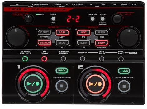 BOSS RC-202 Kompakte Tischplatte, zweiläufig, Schlaufenstation (RC-202)