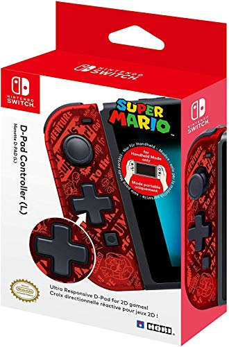 HORI D-Pad (Mario) Steuerkreuz-Controller (L) für Nintendo Switch - Offiziell Lizenziert