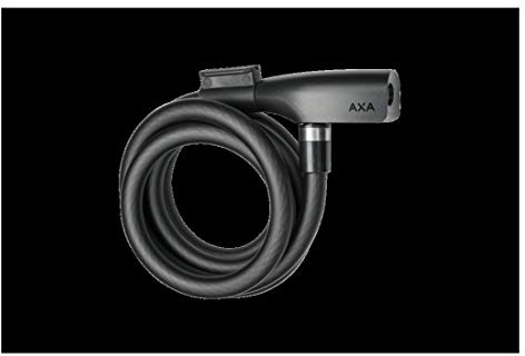 AXA Unisex-Adult Resolute 12-60 Kabelschloss, Black, Schwarz, 59430895SC