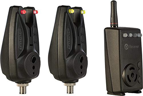 Carp Sounder Age One Funkbissanzeiger 2+1 Set, wasserdichter Bissanzeiger, Bite Alarm