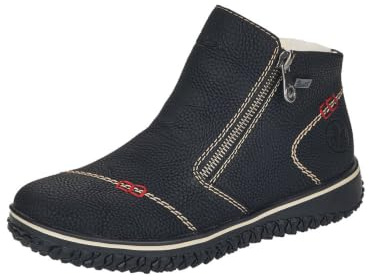 Rieker Bottes tendance L4270 pour femme, Noir, 40 EU