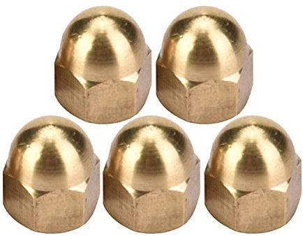 Écrous en laiton borgnes Kit M6 20 pièces Fixation robuste résistante à la corrosion pour pneus et essieux automobiles Idéal mécaniciens professionnels et bricoleurs