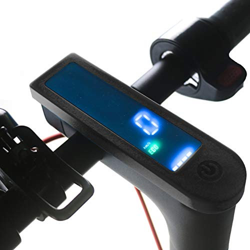 Nicoone wasserdichte Silikon Instrument Abdeckung für Ninebot MAX G30 Elektrische Roller Roller Abdeckung mit Klebeband Roller Ersatz Teil Zubehör Schwarz