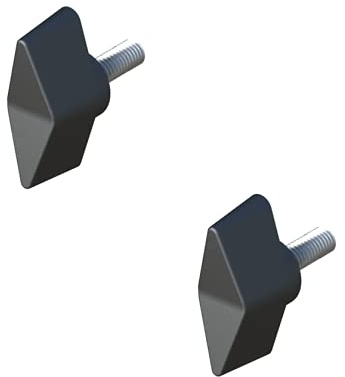 Vite a Testa a Farfalla, Maniglia che Blocca la Barella, M6 x 25, Lotto di 2