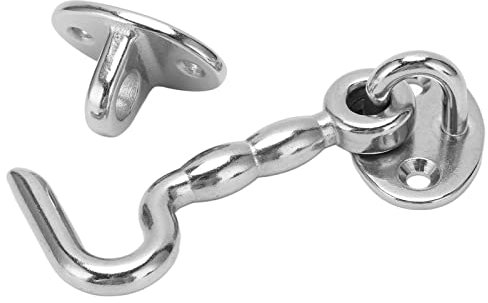 Gancio per Porta, Gancio per Cabina Marina in Acciaio Inossidabile per Accessori per Chiavistelli per Finestre per Barche, Navi, Yacht