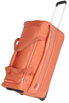 Travelite 2-Rad Trolley Reisetasche mittelgroß aus recyceltem Material, MIIGO, nachhaltige Weichgepäck Reisetasche mit Rollen, 69 cm, 71 Liter