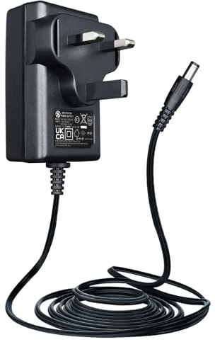 ANLINK 12V 2A/2000mA Power Supply Adapter, AC 100-240V 50/60Hz to DC 12V 2A/2000mA 24W 5.5x2.1mm Wall Plug PSU, Center Positive, 1.8M 20AWG Long Cable for Stable and Flexible Use
