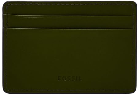 Fossil Kartenhalter Steven Card Case Deep Olive Khaki