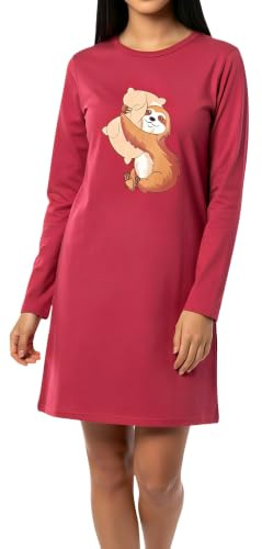 In One Clothing Chemise de nuit pour fille avec motif hiboux imprimé