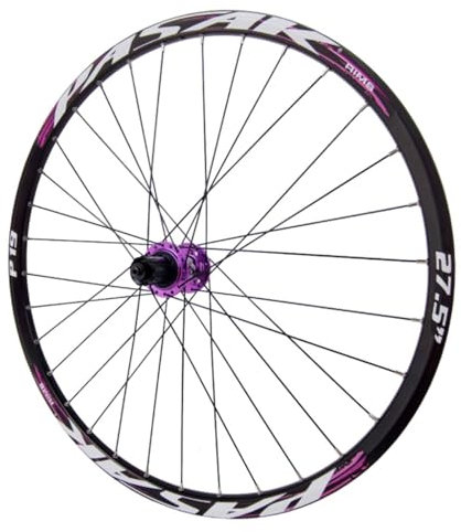 GEIRONV 24/26/27,5/29 Zoll MTB Fahrrad Radsatz, Scheibenbremse 32H Speichen 4 Lager Doppelwandige Aluminiumfelgen Schnellspanner 7/8/9/10/11/12-Gang(Rear Wheel-ms,27.5inch)