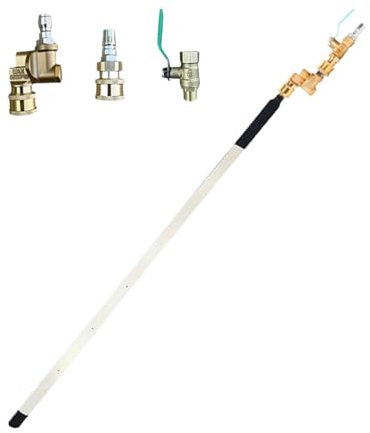 Uoqpty Radiator Washer Wand - Radiator Cleaner Wand | Stainless Steel Rinser Flexible Blower Precise Cleaning for Trucks Car AC Refrigerator Hvac Systems