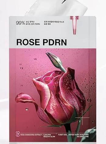 Schediheal Rose PDRN Essential Mask Healthy Glow, 5 x 24 ml por-tightening mask