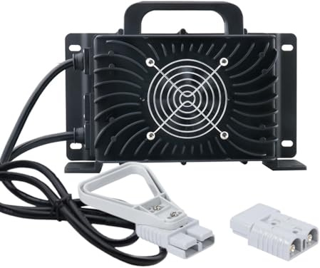 WLEJSL Chargeur de Batterie pour Transpalette 36 V 30 A, 1200 W Intelligent, Étanche IP67, pour Transpalette Électrique 36 V et Élévateur à Ciseaux,A1,50A