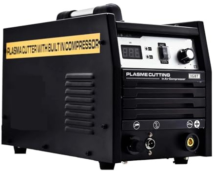 Cortadora De Plasma Con Compresor De Aire Incorporado, Máquina De Soldadura Inverter Con Bomba De Aire For Herramientas De Cobre Y Acero Inoxidable. Potente Preciso