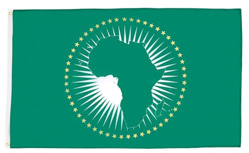 BANDIERA UNIONE AFRICANA 150x90cm - BANDIERA AFRICA 90 x 150 cm - AZ FLAG