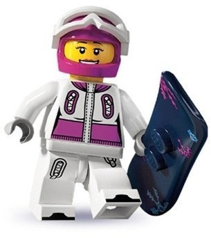Lego: Minifigures Series 3 Female Snowboarder Mini-Figure by LEGO
