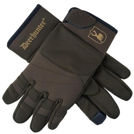 Deerhunter Discover Gloves Beluga X-Large Brown - Hunting gloves warm grip for Men