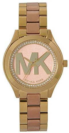 Michael Kors Femme Analogique Quartz Montre avec Bracelet en Acier Inoxydable MK3650