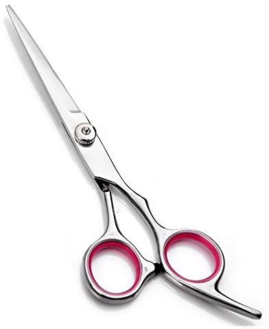 Haustier Hundepflege Schere,Hochleistungs Titan Beschichtetes Edelstahl Hundesalon Trimmer Ausdünnung/Gerade/Gebogene Schere Straight Scissors