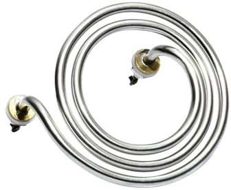 SSIMOO Coil Heating Element Circle Water Heater Pipe AC220V/380V 3KW 201/304Stainless Steel Electric Parts for Water Bucket kindly (Size : 380V, Color : 3KW 201SS M14)