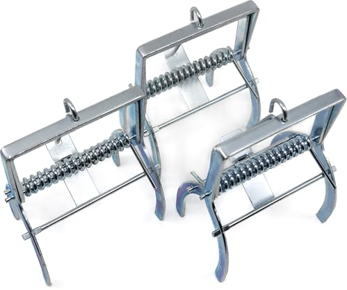 KOVA® 3X Profi Wühlmausfalle Zangenfalle + 1x KÜHLSCHRANKMAGNET! - Effektive Falle für Wühlmäuse, Mäuse, Mausefalle für Garten und Feld, W