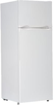 METRO Professional aro Réfrigérateur combiné DFZW1450E, PCM, 55 x 57 x 141 cm, 162 L, avec congélateur (44 L), 3 étagères réglables, blanc