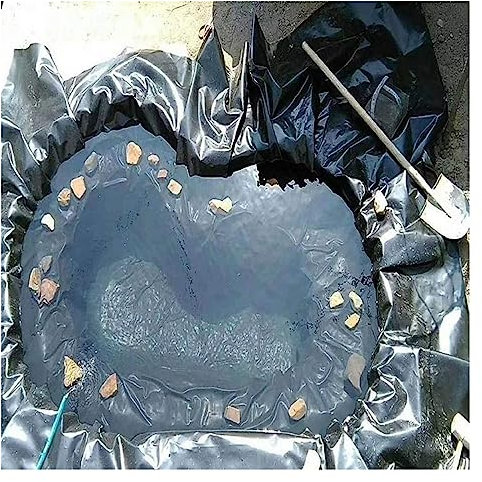 Revêtement de bassin en PVC résistant aux UV et aux intempéries, idéal pour les accessoires de jardin, les bassins, les cascades et les paysages naturels 3 x 6 m