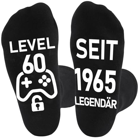 Utensilsto 60 Geburtstag Socken Herren, Lustige Geschenkidee zum 60. Geburtstag für Männer Weiche & Bequeme Herrensocken Geburtstagsgeschenk für Papa, Opa, Ehemann
