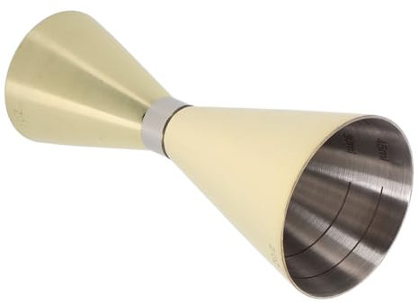 KOCKSHION Double Cocktail Jigger with Measurements Stainless Steel Shot Measure for Bartending Capacity Enhanced Grip and Accurate Scaling for Mixing Cocktails Bars