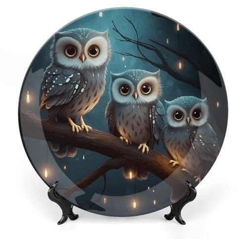 Grandes assiettes décoratives en porcelaine anglaise de 25,4 cm avec support de présentation en porcelaine personnalisée pour cuisine, salle à manger, décoration artistique chinoise