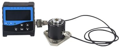 Digital Force Meter, Digital 0.5N.m~2200N.m Torque Tester Quality Control, Sensor Wrench Calibration,Transmission of Power System, Units N kg lb Oz(0.5 N.m - 5 N.m)