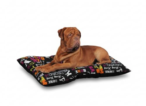 Colchoneta para Perros: Cama Perros Suave y Cómoda, Lavable, Ideal para Descanso y Sueño - Cuna Perro Hecha en España (Multicolor, 70x50x10)