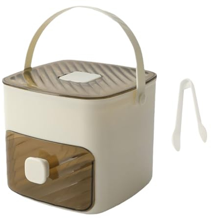 Conteneurs de glaçons avec couvercles à double paroi de récipient de cube de glace, refroidisseur de glace, récipient en forme de glace | Lugo sur large pour