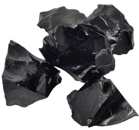 SHERCHPRY 5 St Obsidianstenar Oregelbundna Små Dekorationer för Aromaterapi Yogarum Hantverk för Stämningshöjande Inredning