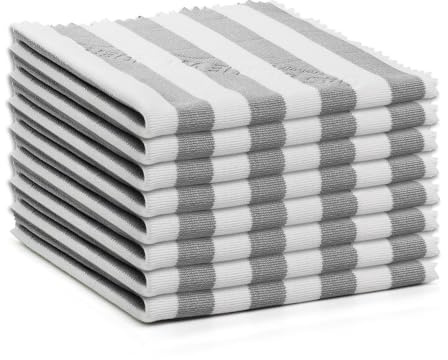 Das blaue Wunder | Brillant Premium Brillenputztuch Set | 20 cm x 20 cm | streifenfrei, fusselfrei, Bambus Reinigungstuch für Brillen | Brillentuch (1, grau)