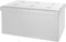 CASARIA® Banco Almacenaje Plegable 80x40x40 300kg Puff Baúl Efecto Piel Salón Pie de Cama Dormitorio Blanco