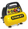Stanley Kompressor DN200/8/6 inkl. 6 Zubehörteile - Luftkompressor 8 Bar - 6L - inkl. Luftpistole, Inflatorpistole, Spiralschlauch 5M und 3 Aufsätze - Gelb