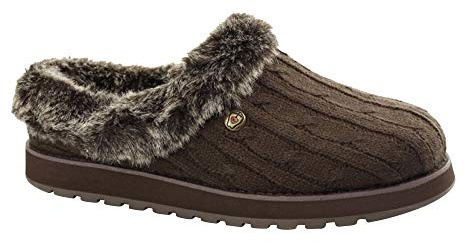 Skechers Women's Keepsakes Ice Angel Slipper | Autumn Winter Collection | Mules Slipper | Flat | Memory Foam Insole