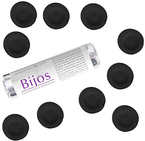 Räucherzubehör: schnellzündende Premium Räucherkohle selbstzündend Ø 33 mm