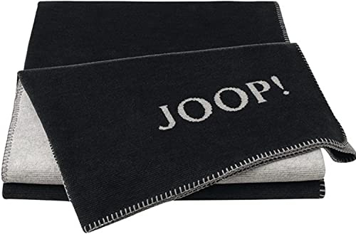 Joop! Wohndecken Melange-Doubleface anthrazit-Silber