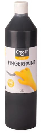 CREATIV DISCOUNT ® Fingermalfarbe 750ml, schwarz PREISHIT